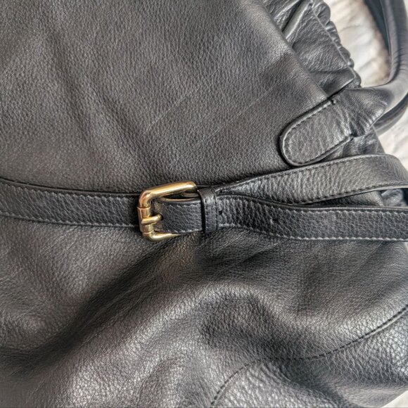 RED VALENTINO Large Bow Accent Soft Leather Satchel Bag Purse Handbag - Picture 5 of 16